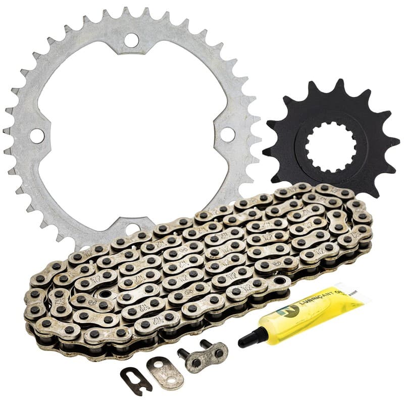 Sprocket Chain Set for Yamaha Raptor 700 YFZ450R 14/38 Tooth 520 Rear Front Kit