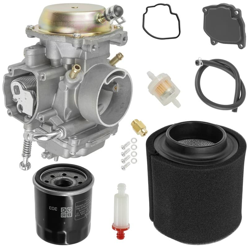 Air & Fuel Filter With Carburetor For Polaris Hawkeye 300 2X4 4x4 2006-2010