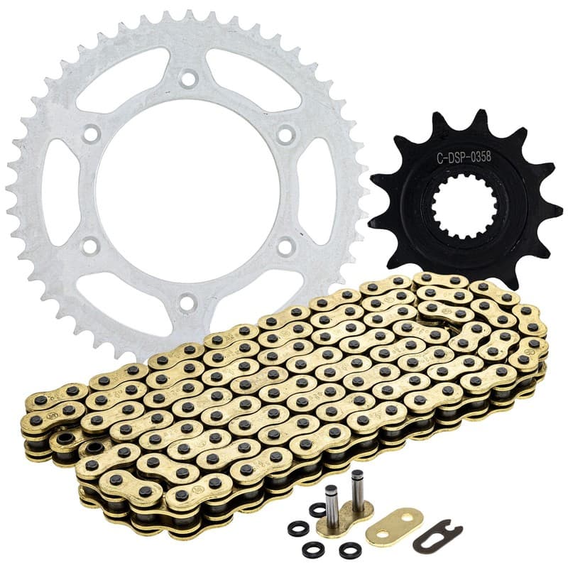 NICHE Sprocket Chain Set for Honda CRF250R 13/48 Tooth 520 X-Ring Front Rear