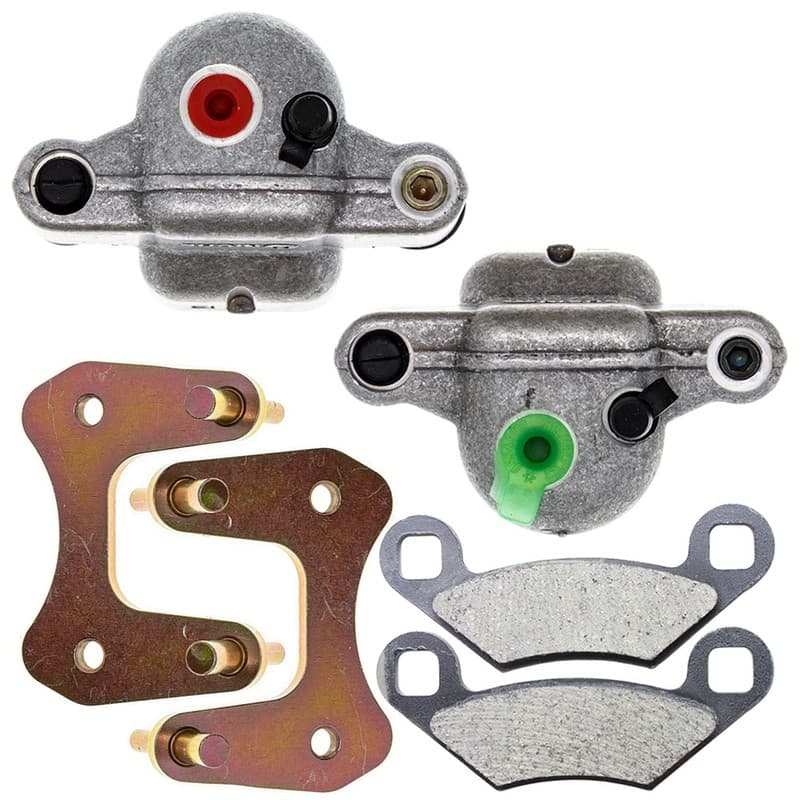 Rear Left Right Brake Caliper Pad for 2005 Polaris ATP 330 500 1910875 1910876