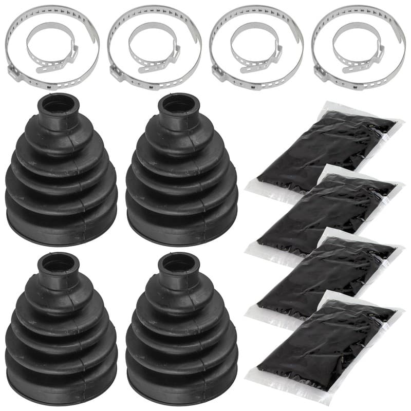 2 Rear Axle Outer Inner CV Boot Kit for Can-Am Maverick Max 1000R 2014 2015 2017