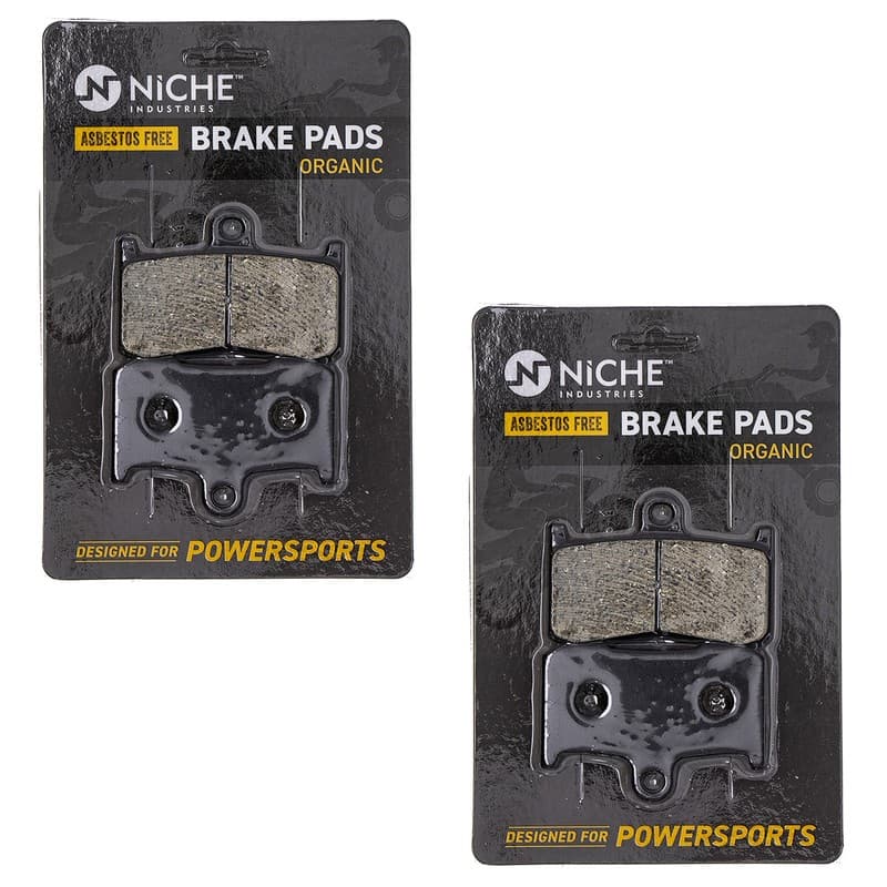 Brake Pad Set for Kawasaki Ninja ZX9R Victory Cross Roads Front Organic 2 Pack