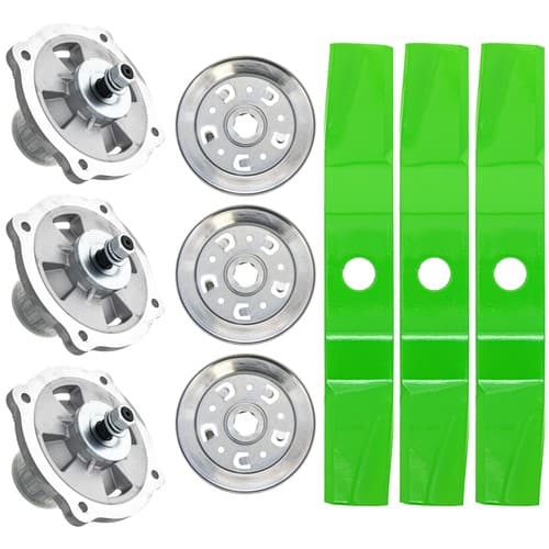8TEN Blade Spindle Kit for Kubota RCK48P-751Z 48-Inch K5583-34350 K5663-34510