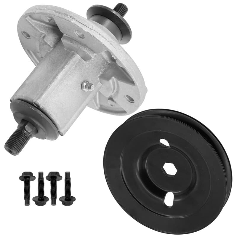 Deck Spindle & Pulley for John Deere X300 38" 42" / X304 X310 X320 X324