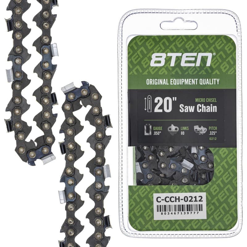 Micro Chisel Chainsaw Chain 20 Inch .050 .325 80DL for Husqvarna Craftsman
