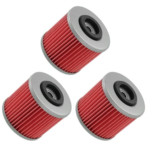 for Yamaha XVS650 V-Star 650 Classic 1998-2010 Oil Filter 3-Pack