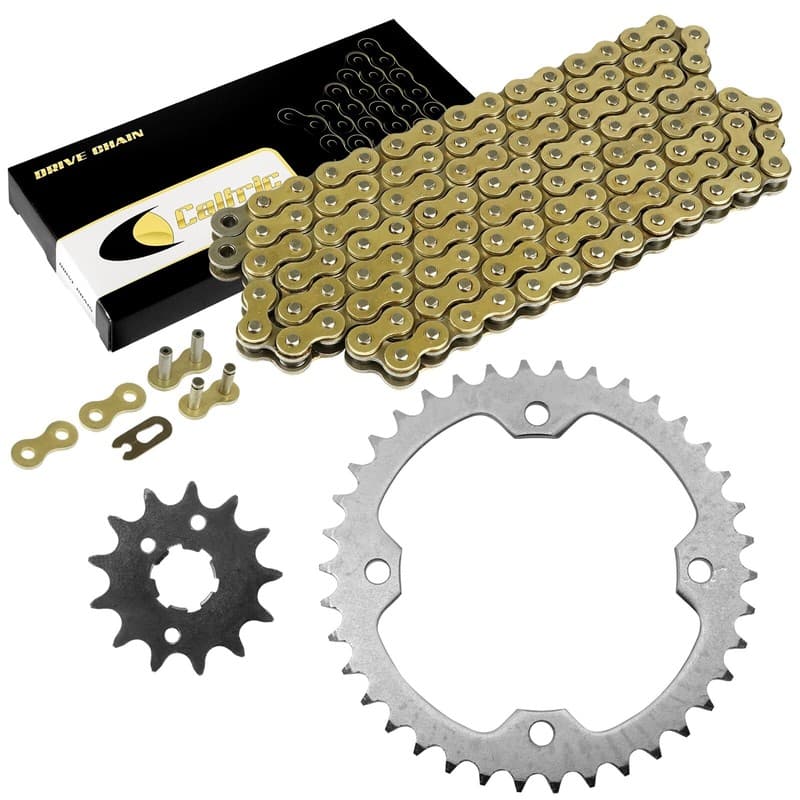 Drive Chain & Sprocket Kit For Yamaha Raptor 350 YFM350 2004 2005 2006 2007-2013