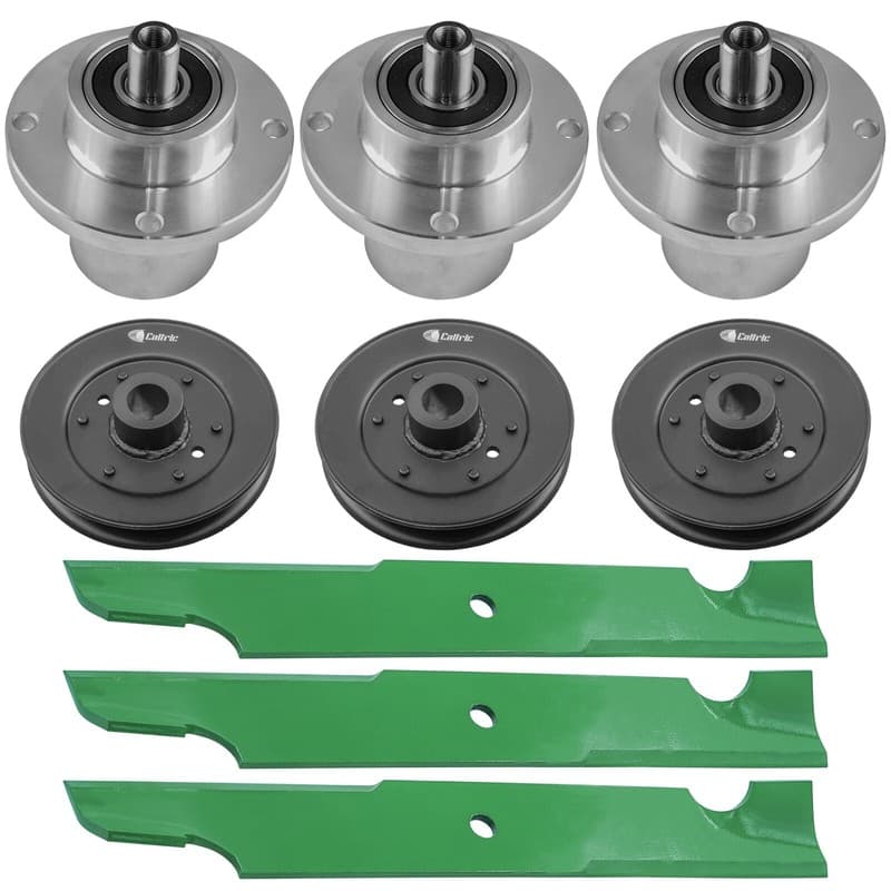 Deck Spindle w/ Pulley Blade for Bad Boy ZT Avenger 54" 2020-2024 / 033-4890-00