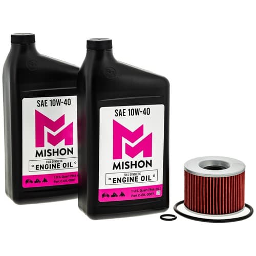 MISHON Engine Oil Change Kit for Kawasaki Ninja 250R EX250F EX250J 1988-2012