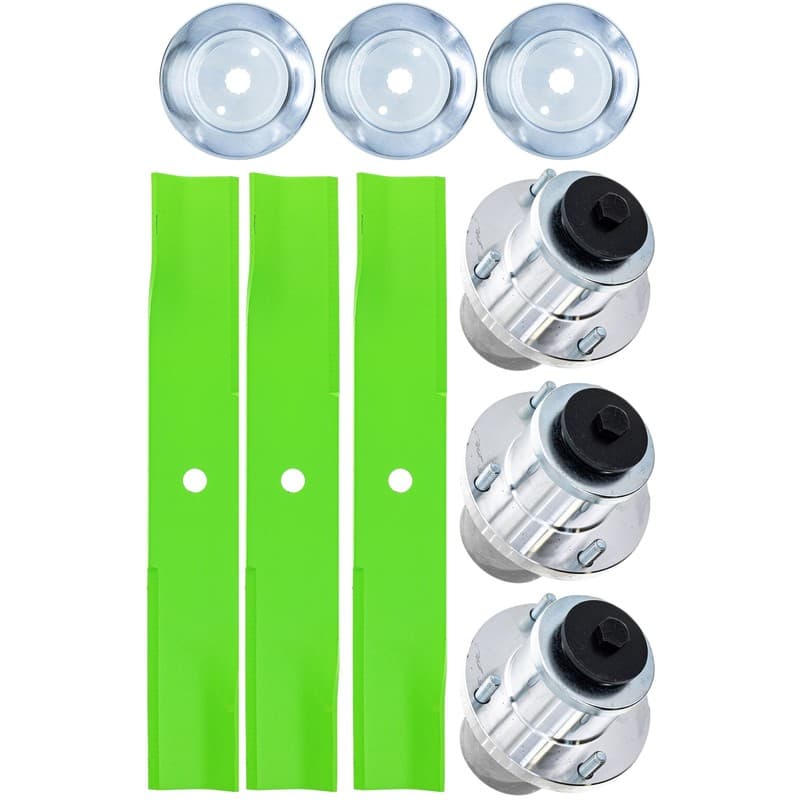 8TEN Blade Spindle Kit for Hustler FasTrak Raptor SDX XDX 54-Inch 601124 607208
