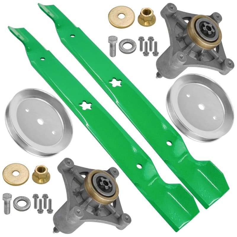 42" Deck Spindle & Pulley for Husqvarna YTH2042 PB195H42 RZ4216 RZ4219