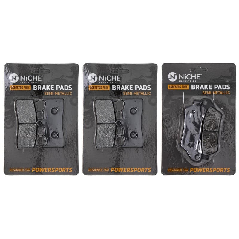 Brake Pad Set for BMW R1150R R1200C Rockster Montauk Front Rear Semi-Metallic