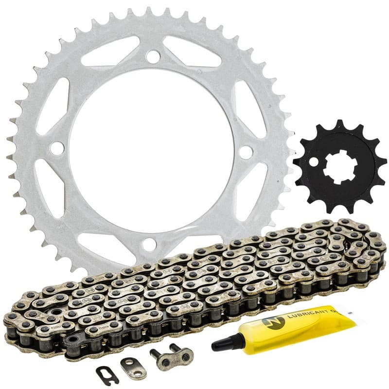 Sprocket Chain Set for Kawasaki KX65 Suzuki RM65 13/47 Tooth 428 Rear Front