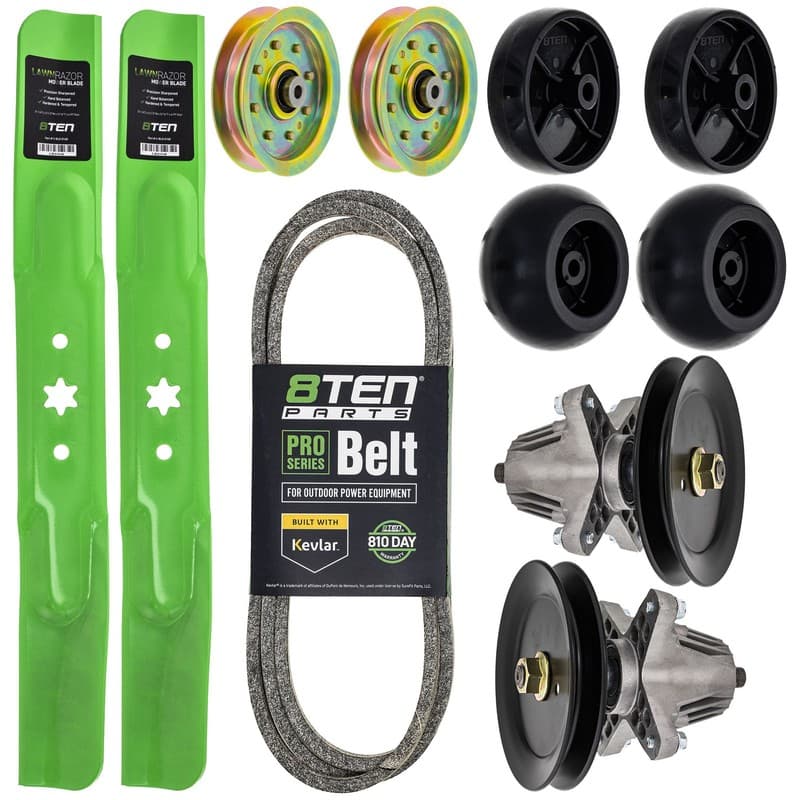 8TEN Deck Rebuild Kit with Rollers For Cub Cadet LTX1042 LTX1040 942-0656