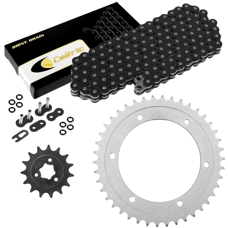Black O-Ring Drive Chain & Sprockets Kit for Suzuki DR650SE 1996-2017