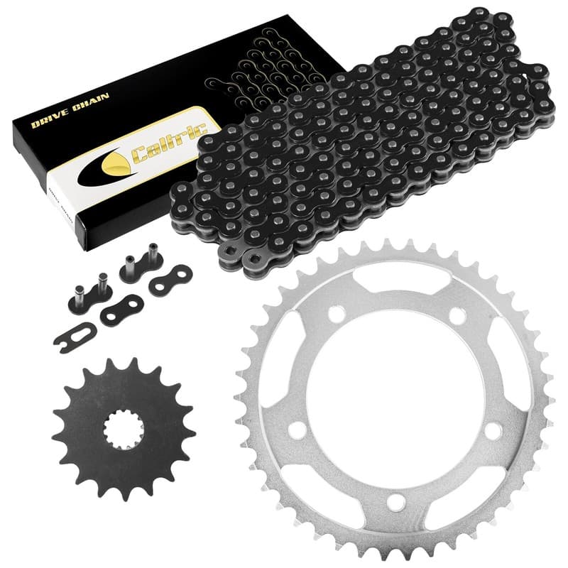 Black Drive Chain And Sprocket Kit for Suzuki GSR750 GSR750Z Abs 2011-2017