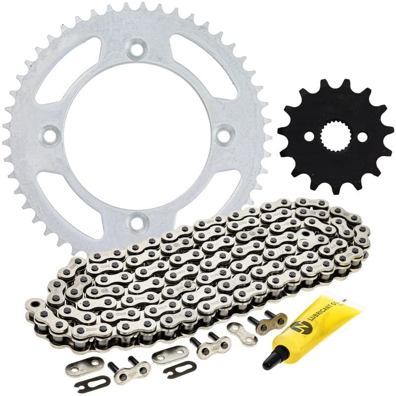 Sprocket Chain Set for Honda CR85R CR80R 15/49 Tooth 420 Rear Front Combo Kit