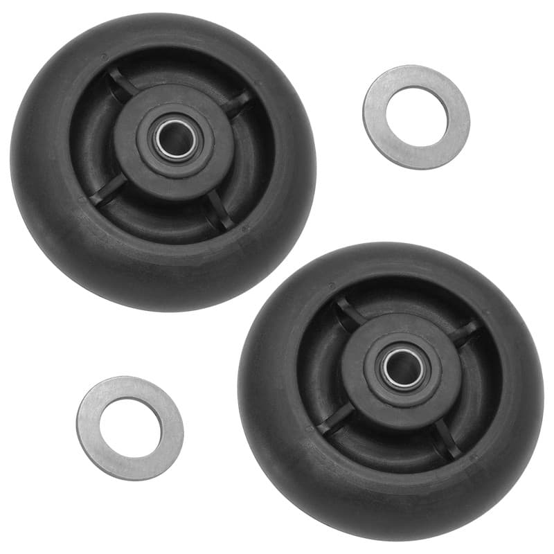 Caltric AM136720 Front or Rear Deck Gauge Wheels for John Deere Mower