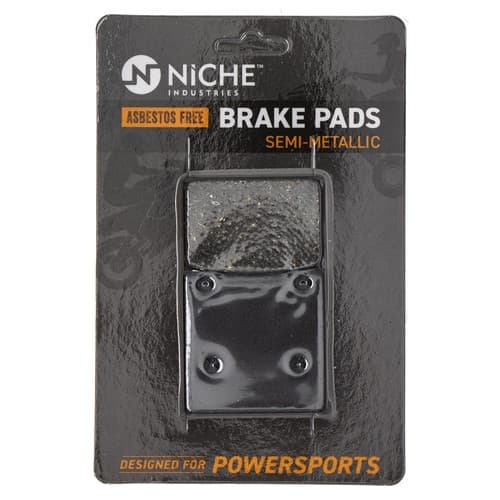 NICHE Brake Pad Set for Suzuki GSXR600 SV650 SV650S GSXR750 Rear Semi-Metallic