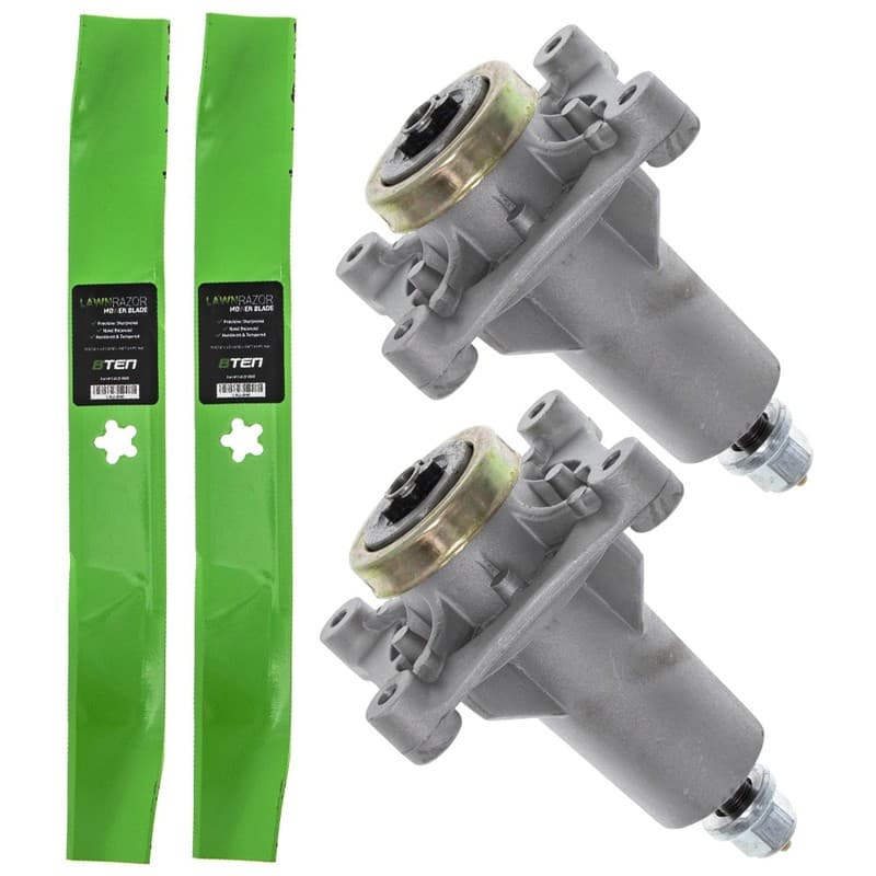 Mower Deck Blades & Spindles Kit for Poulan PO15538LT PO14538LT PO12538LT 11597