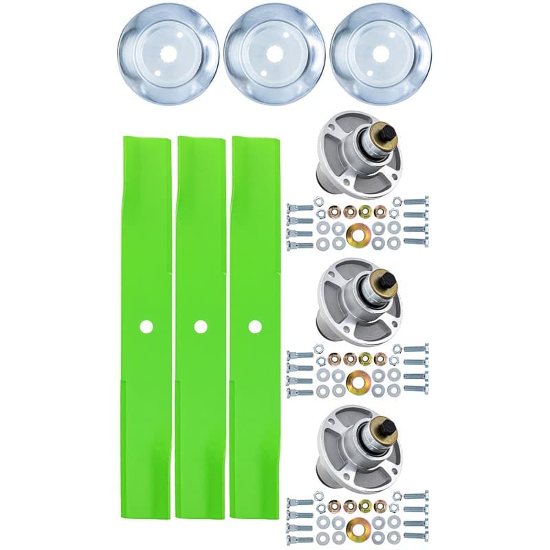 8TEN Blade Spindle Kit for Hustler Raptor SD 54-Inch Deck 607418 601124 604664