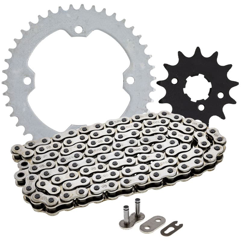 Sprocket Chain Set for Yamaha Banshee 350 13/42 Tooth 520 Front Rear Kit Combo