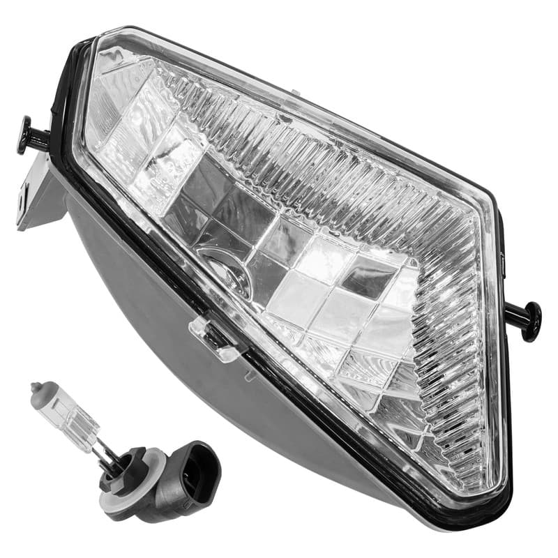 Caltric Right Headlight & Bulb For Polaris Hawkeye 300 4X4 2X4 2006-2011