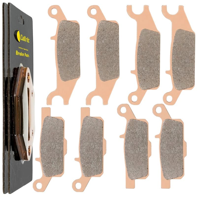 Caltric Brake Pads for Yamaha Grizzly 700 YFM700 EPS Front and Rear 2007-2026