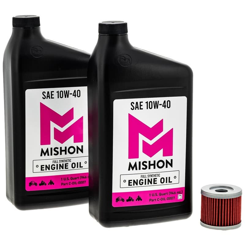 MISHON Engine Oil Change Kit for SuzukiQuadsport Z90 ATV 2007-2021