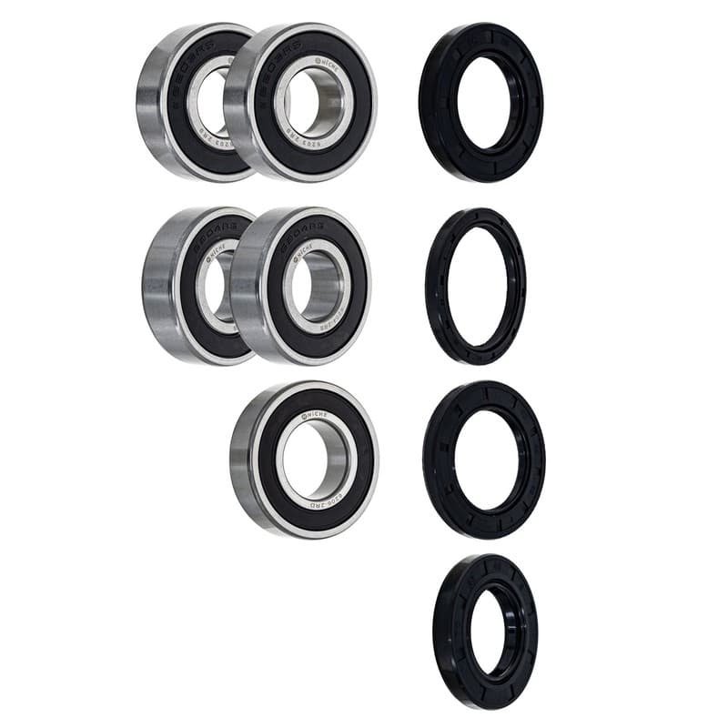 NICHE Wheel Bearing Seal Kit for Yamaha YZF600 YZF600R 6203-2RS 6204-2RS