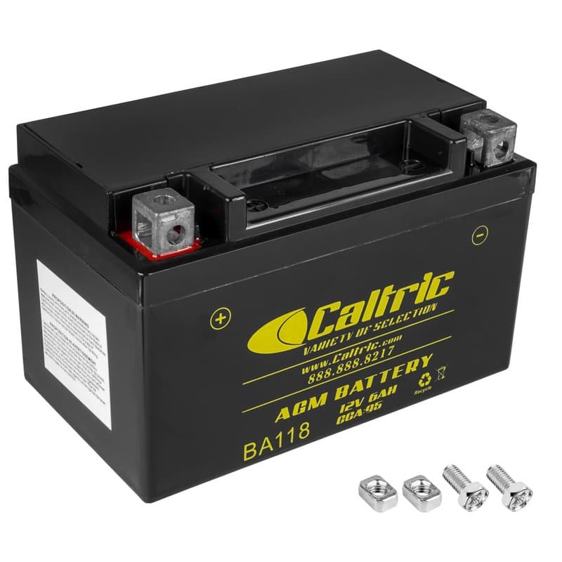 Caltric AGM Battery for Suzuki LTZ90 LT-Z90 Quadsport Z90 2007-2009 2015-2023