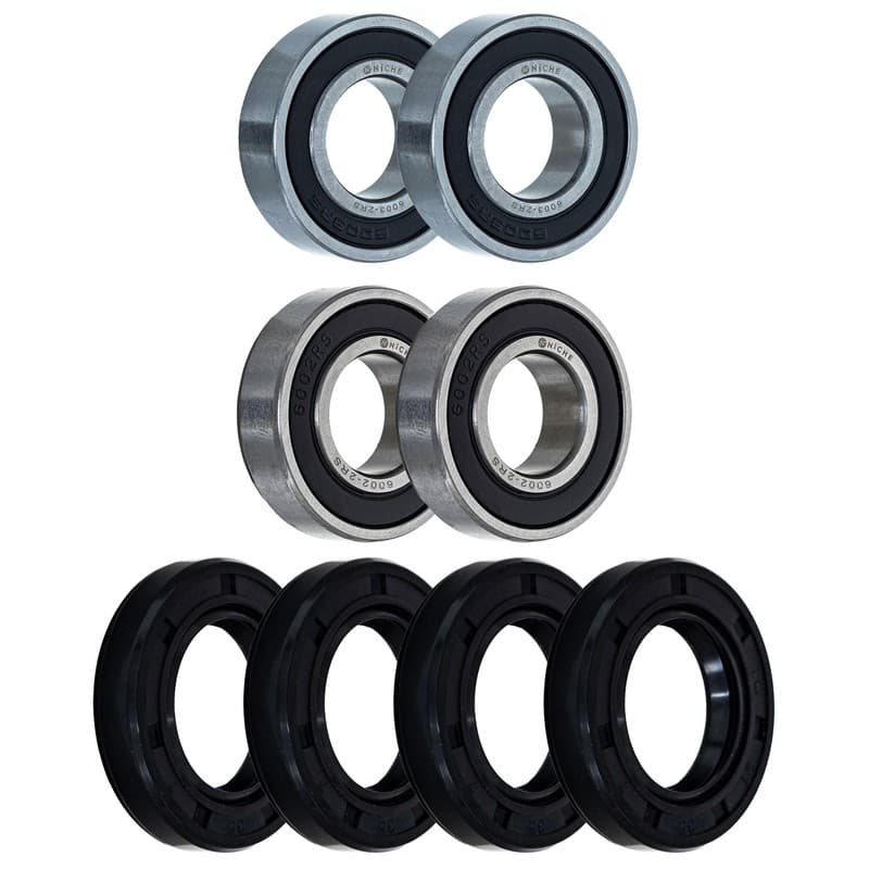 NICHE Wheel Bearing Seal Kit for Honda FourTrax 70 6003-2RS 6002-2RS
