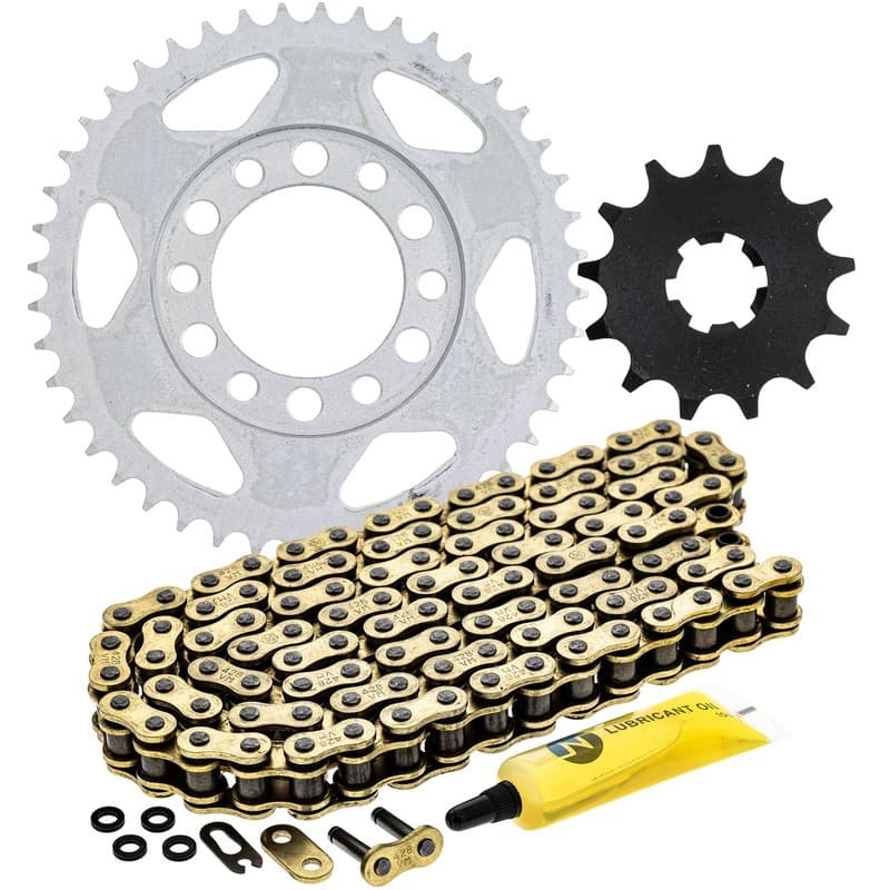 Sprocket Chain Set for Yamaha YZ80 13/44 Tooth 428 X-Ring Front Rear Set Kit