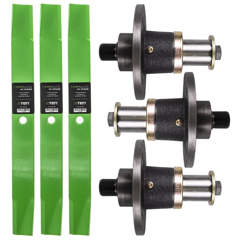 Deck Spindle Blade Kit Set for 60 Inch Hustler ATZ60 Mower 796235 796235X 794685