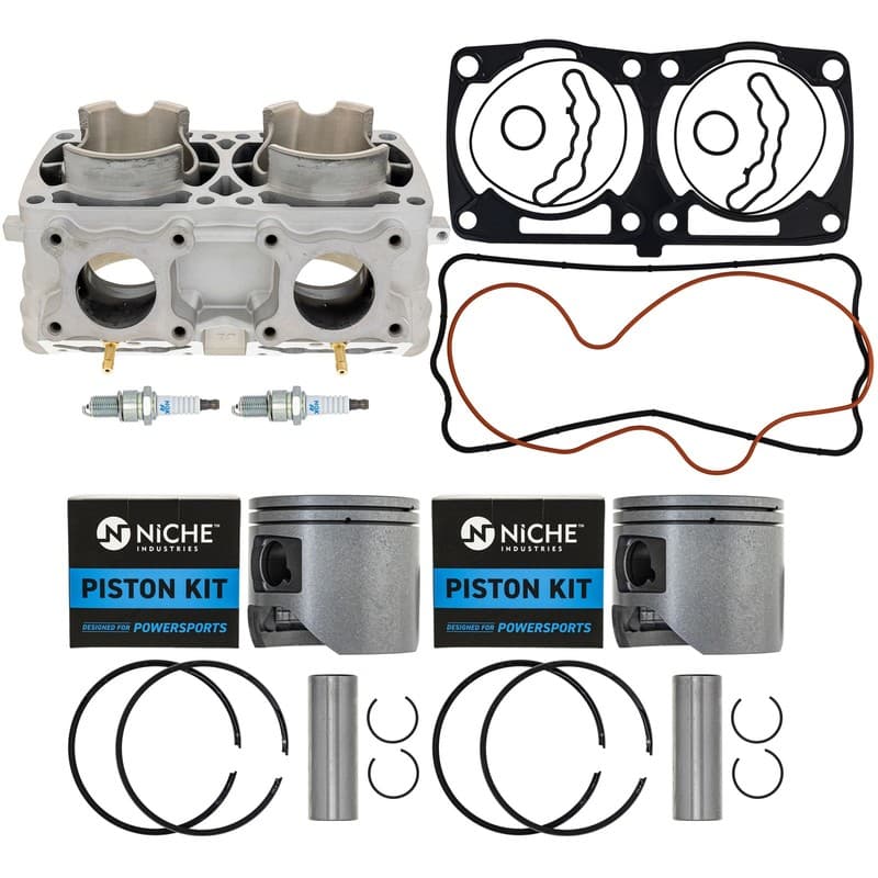 NICHE Cylinder Piston Gasket Kit for Polaris Pro RMK Rush Switchback 800 3022828