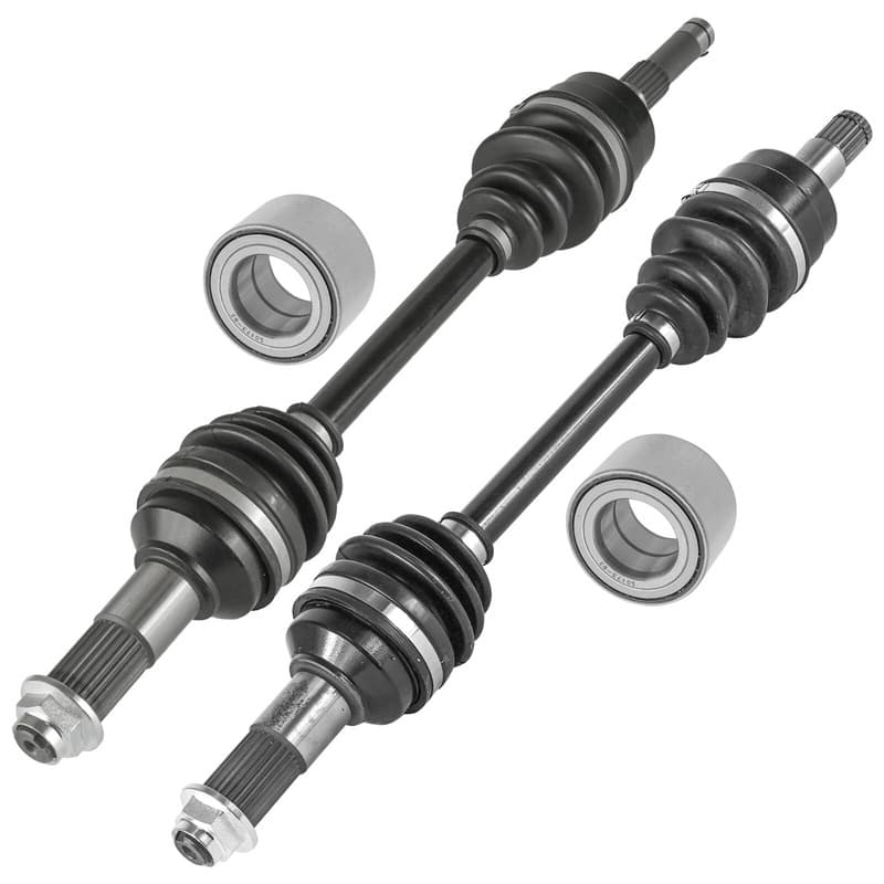 Front Left & Right CV Joint Axle & Bearing For Yamaha Grizzly 660 YFM660F 03-08