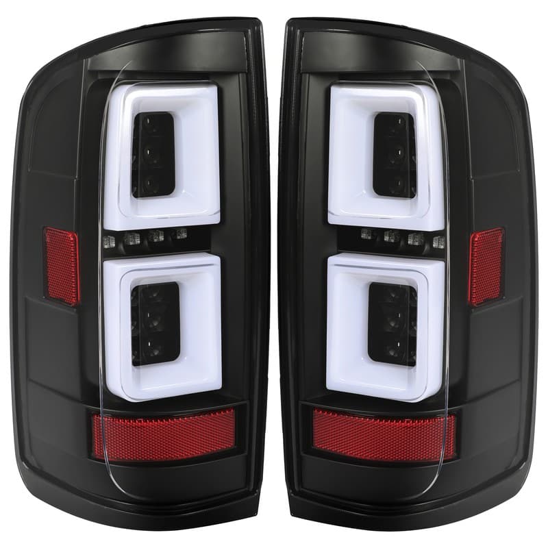 Full LED Tube Bar Tail Lights Brake Lamp Pair For Chevy Colorado 2015-2022 LH+RH