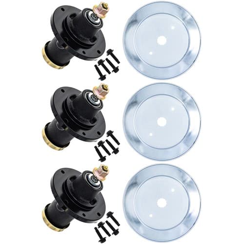 8TEN Spindle Kit for Husqvarna MZ54 Z254F 54-Inch 539131898 532175708 3 Pack