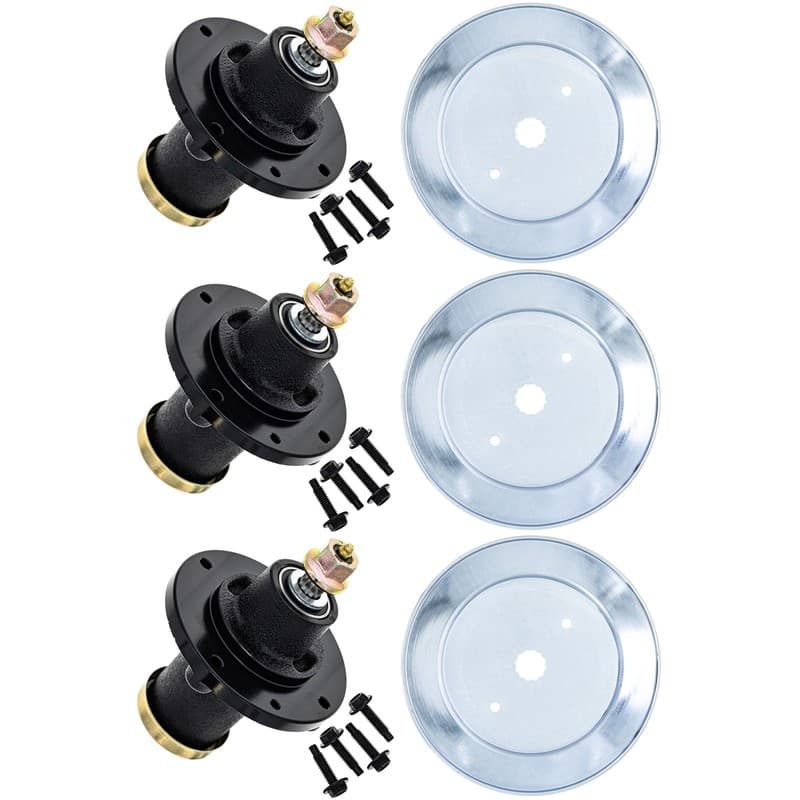 8TEN Spindle Kit for Husqvarna MZ54 Z254F 54-Inch 539131898 532175708 3 Pack