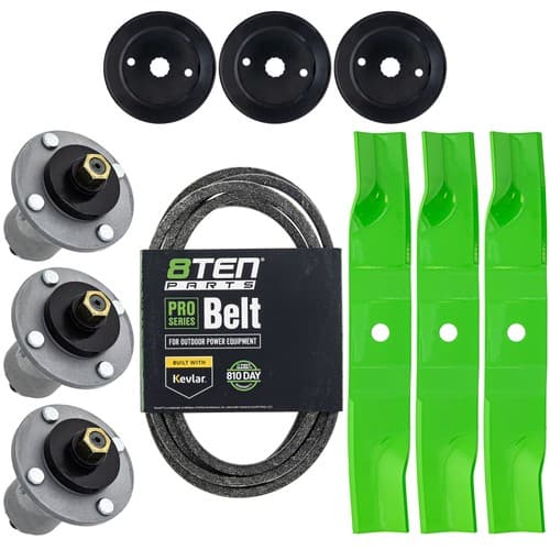 8TEN Blade Spindle Belt Kit for Ariens Gravely Ikon ZTX ZT XL 42 09658900