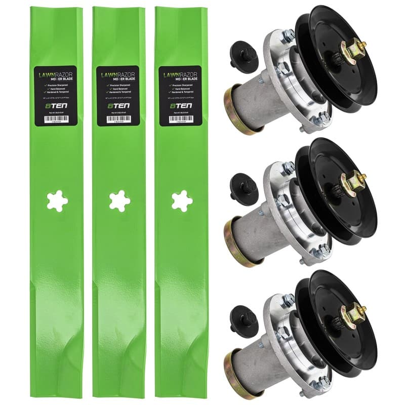 Blade Spindle Kit for Husqvarna EZ5221 EZ5225 539112170 510417801 52-Inch Deck