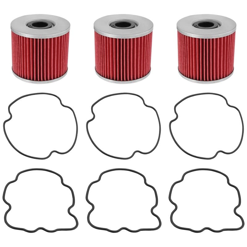 for Suzuki GS650E GS650G GS650Gl GS650M 1981 1982 1983 Oil Filter 3-Pack