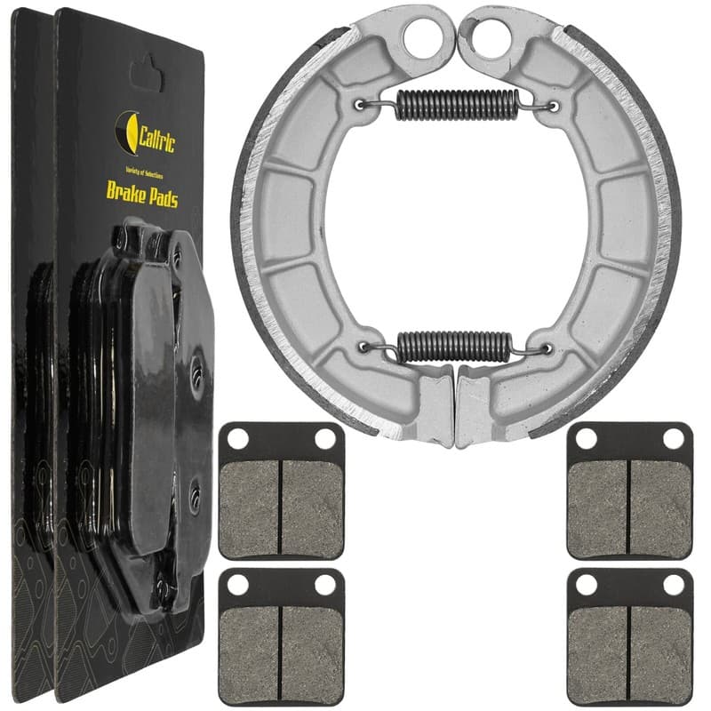 for Kawasaki KVF300 Prairie 300 1999 2000 2001 Front and Rear Brake Shoes