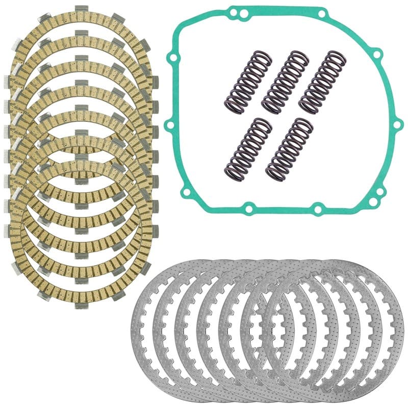 Clutch Friction Plates And Gasket Kit for Kawasaki ZX600E ZZR600 2002 2003 2004