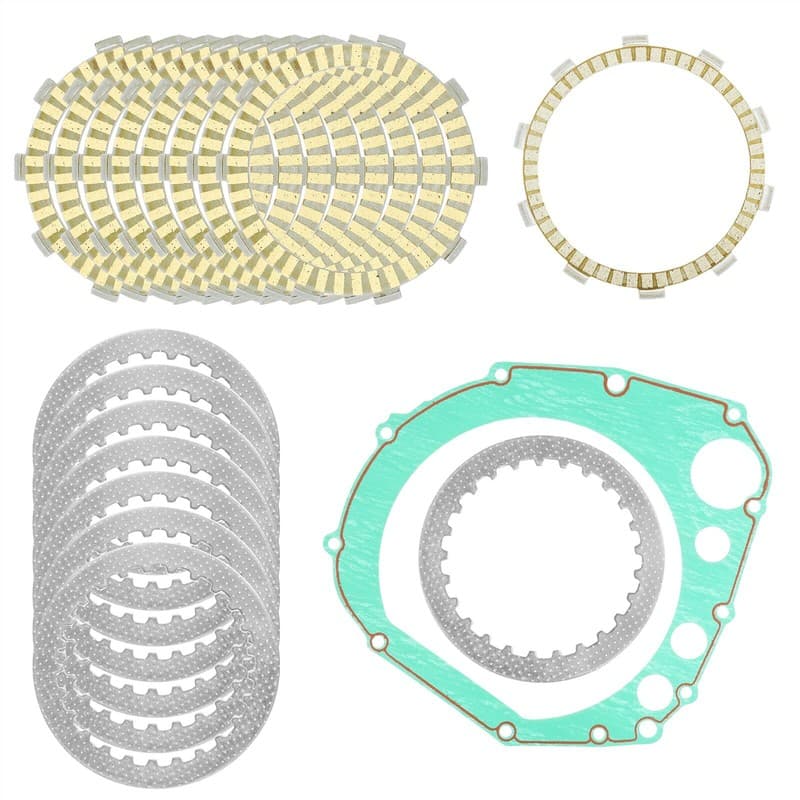 Clutch Friction Steel Plates and Gasket fits Suzuki GSX-R600 GSXR600 1997 1998