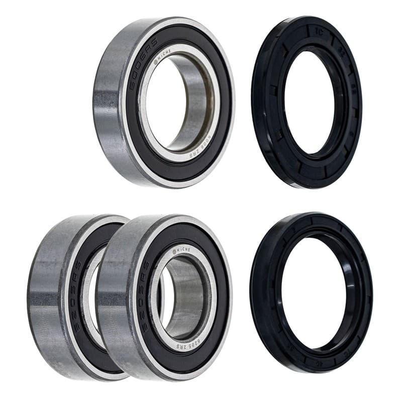 NICHE Wheel Bearing Seal Kit for Kawasaki Ninja ZX9R 10R 12R 14R 600 900 Z1000