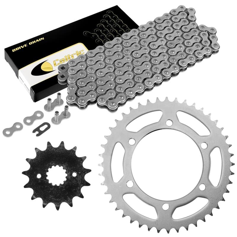Drive Chain & Sprockets Kit fits Kawasaki KL250 KLR250 1984 1985 1986 1987-2005