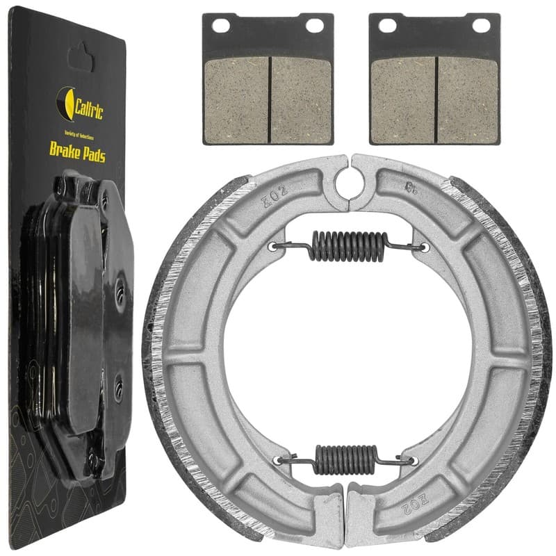 for Suzuki GS550 GS550L 1983 1984 1985 1986 Front Brake Pads & Rear Brake Shoes