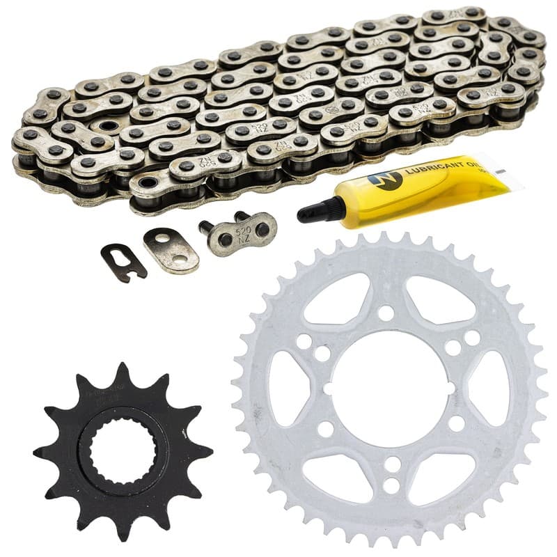 Sprocket Chain Set for Polaris Xplorer 250 4x4 12/42 Tooth 520 Rear Front Kit