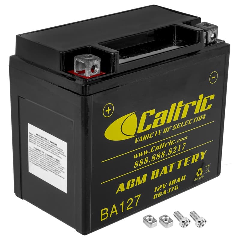 Caltric AGM Battery for Kawasaki Vulcan 900 Classic LT VN900 2006-24 / YTX12-BS